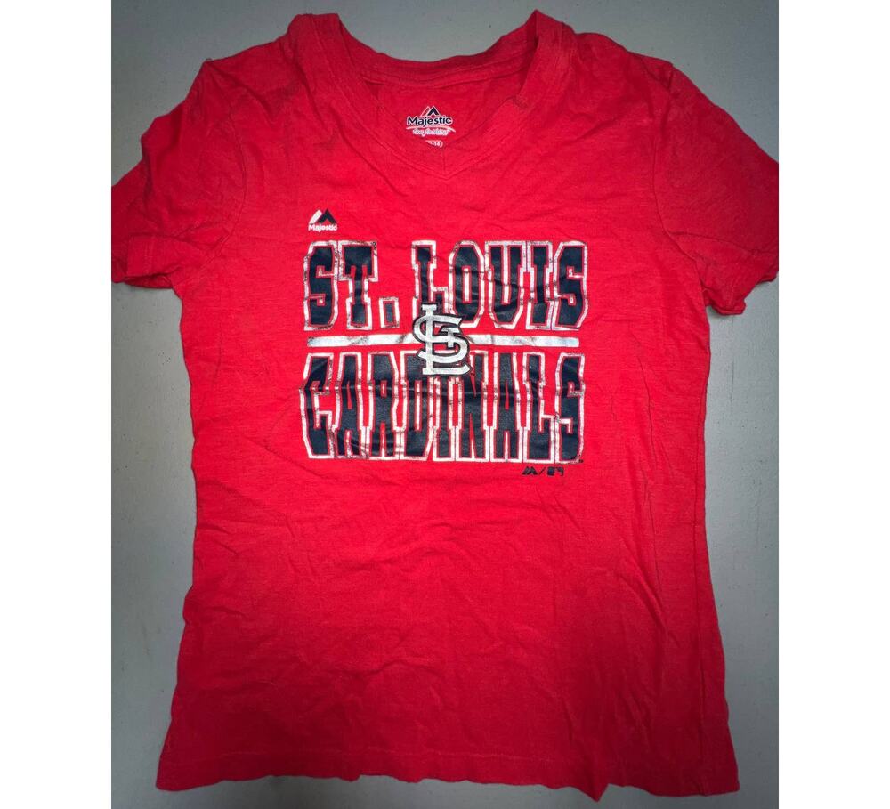 St. Louis Cardinals Tee Girl L 14 EUC